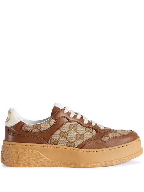 gucci gg embossed low-top sneakers|Gucci gg sneakers women.